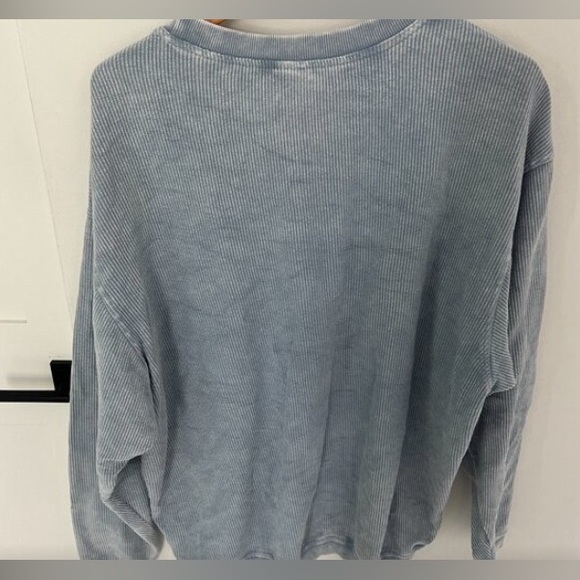 Authentic Seaside, FL - Faded Denim Seaside Corded Embroidered Sweatshirt SZ XL - Picture 3 of 4